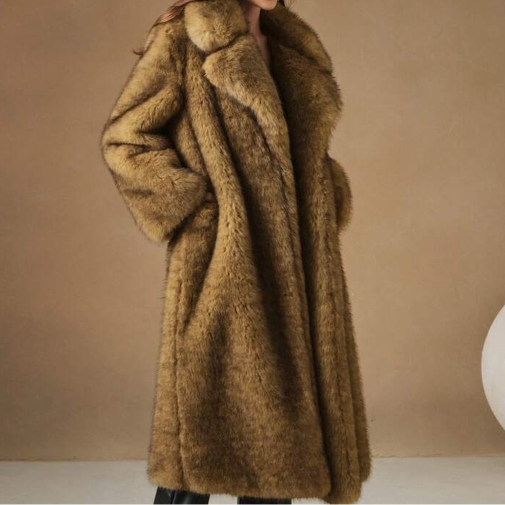 Women's Brown Teddy Jacket